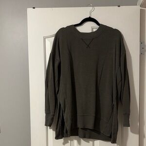 Aerie Women's Olive Crewneck Sweater